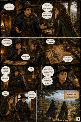 Read A Aventura de Bulldog Nerd na Terra Média - A Estrela de Turin  1 Page 5 in Brazilian Portuguese