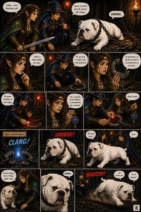 Read A Aventura de Bulldog Nerd na Terra Média - A Estrela de Turin  1 Page 9 in Brazilian Portuguese