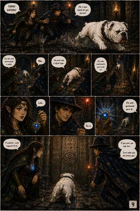 Read A Aventura de Bulldog Nerd na Terra Média - A Estrela de Turin  1 Page 10 in Brazilian Portuguese
