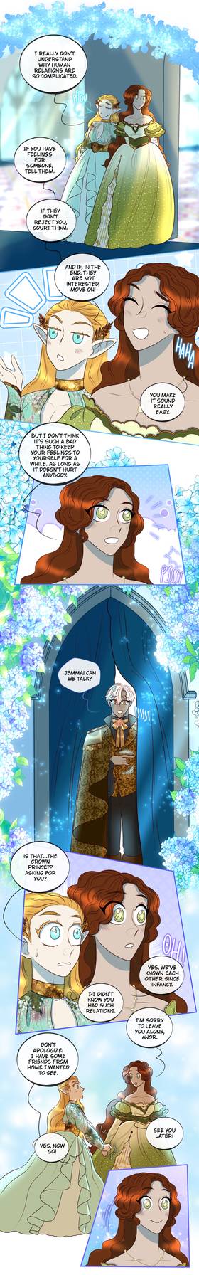Read The Princess of Aelius and the angels' secret  17 Page 8 in English
