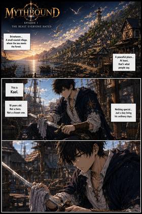Read Mythbound  1 Page 1 in English