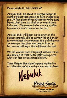 Read Galactic Adventures of Nebuluk & Amarok Book Four  1 Page 2 in English