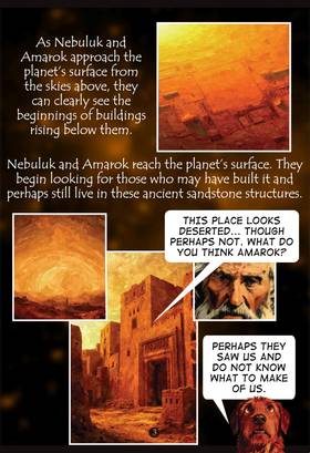 Read Galactic Adventures of Nebuluk & Amarok Book Four  1 Page 3 in English