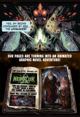 Read Galactic Adventures of Nebuluk & Amarok Book Four  1 Page 9 in English