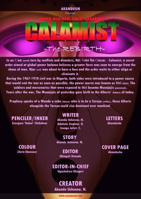 Read Ndị̀ ǹchè ìkè ọ̀mị̀mị̀ - CALAMIST: The Rebirth, Volume 1  3 Page 2 in English