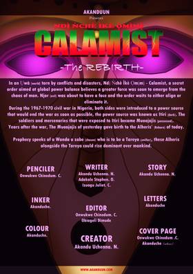 Read Ndị̀ ǹchè ìkè ọ̀mị̀mị̀ - CALAMIST: The Rebirth, Volume 1  4 Page 2 in English