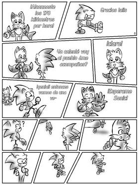 Read Sonic Bizarre Adventure 1   2 Page 3 in Spanish