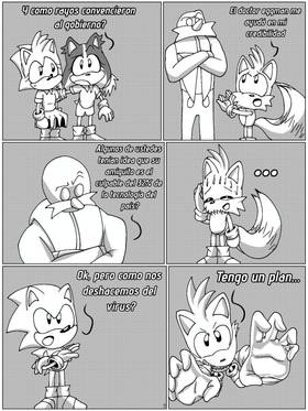 Read Sonic Bizarre Adventure 1   16 Page 4 in Spanish