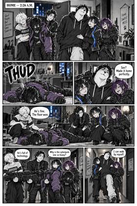 Read THE BLUE BOYS  1 Page 3 in English