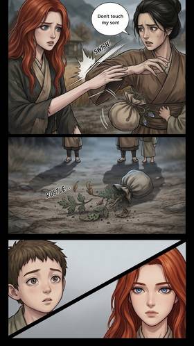Read A Colorful Gift in a Pale Village  1 Page 9 in English