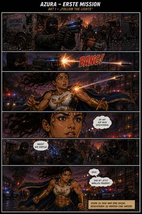 Read AZURA - ISSUE #1  2 Page 4 in German