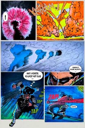 Read BLUE MYSTERY: THE ADVENTURES OF MR. BLUE #2 (Vol.1)  1 Page 10 in English