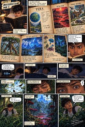Read Mysterious Land  1 Page 7 in English