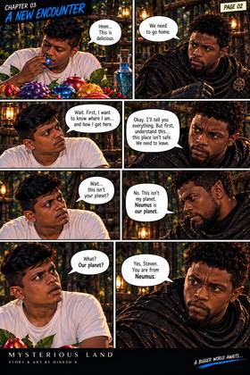 Read Mysterious Land  3 Page 4 in English