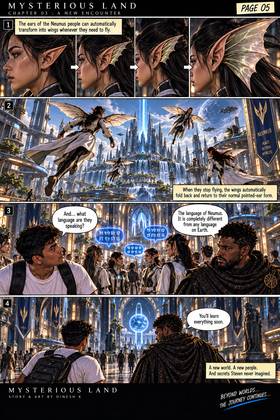 Read Mysterious Land  3 Page 7 in English
