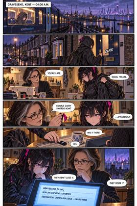 Read     NEON SLASHER: KUNOICHI OF NEON LONDON  1 Page 9 in English