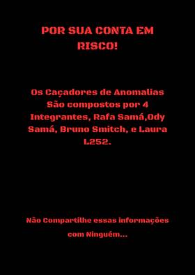Read Caçadores de Anomalias  1 Page 6 in Brazilian Portuguese