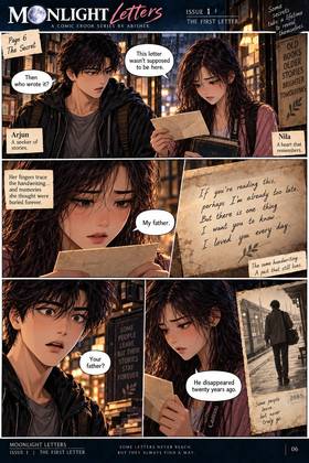 Read 🌙 MOONLIGHT LETTERS  1 Page 8 in English
