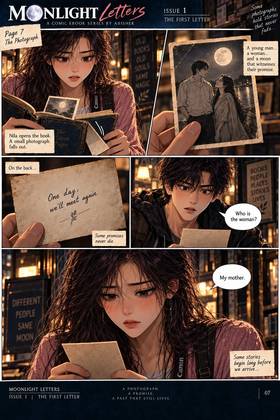Read 🌙 MOONLIGHT LETTERS  1 Page 9 in English