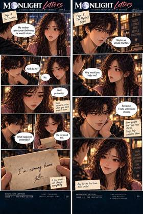Read 🌙 MOONLIGHT LETTERS  1 Page 10 in English