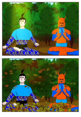 Read blue samurai  4 Page 7 in English