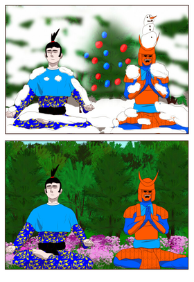 Read blue samurai  4 Page 8 in English