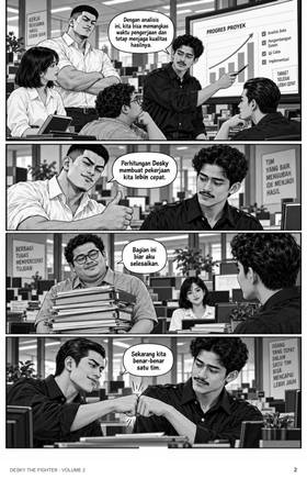 Read Desky The Fighter  2 Page 3 in Indonesian