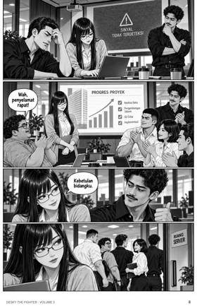 Read Desky The Fighter  3 Page 9 in Indonesian