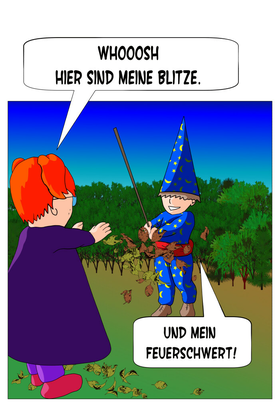 Read THE WORLD OF LEGENDS Alises Story Deutsch  1 Page 10 in German