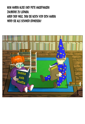 Read THE WORLD OF LEGENDS Alises Story Deutsch  3 Page 9 in German
