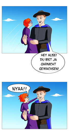 Read THE WORLD OF LEGENDS Alises Story Deutsch  8 Page 8 in German