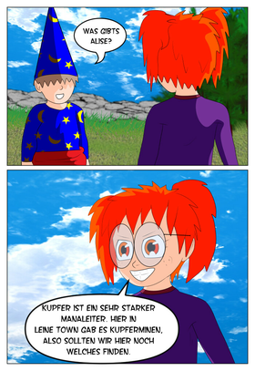 Read THE WORLD OF LEGENDS Alises Story Deutsch  12 Page 3 in German