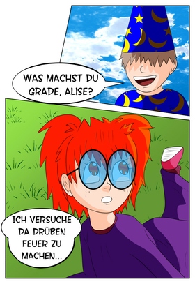 Read THE WORLD OF LEGENDS Alises Story Deutsch  13 Page 3 in German