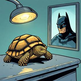 Batman vs tortoise 🐢