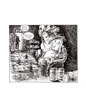 Read A short sci-fi comic set in a post-apocalyptic world  1 Page 4 in English