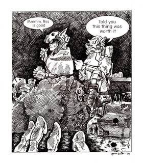 Read A short sci-fi comic set in a post-apocalyptic world  1 Page 8 in English