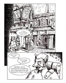 Read A short sci-fi comic set in a post-apocalyptic world  1 Page 1 in English