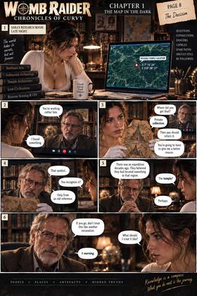 Read WOMB RAIDER: CHRONICLES OF CURVY  1 Page 9 in English
