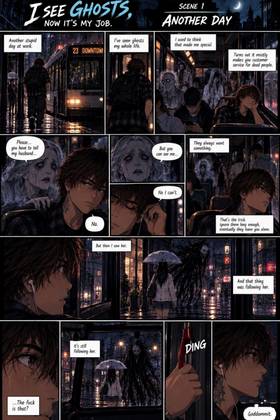 Read I CAN SEE GHOSTS, NOW ITS MY JOB  1 Page 2 in English