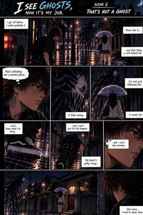 Read I CAN SEE GHOSTS, NOW ITS MY JOB  1 Page 3 in English