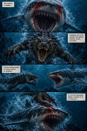 Read Deathroll vs Super-Megalodon   3 Page 4 in English