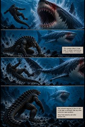 Read Deathroll vs Super-Megalodon   3 Page 5 in English