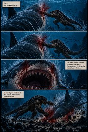 Read Deathroll vs Super-Megalodon   3 Page 7 in English