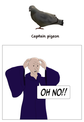 Read captain pigeon  27 Page 1 in English