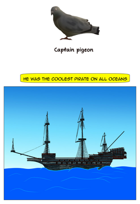 Read captain pigeon  50 Page 1 in English