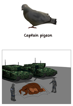 Read captain pigeon  63 Page 1 in English