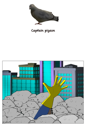 Read captain pigeon  67 Page 1 in English