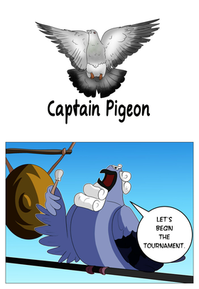 Read captain pigeon  109 Page 1 in English