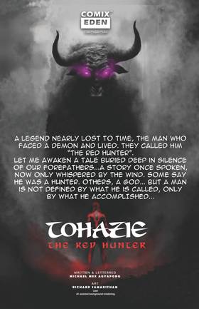 Read The Legend of Tohazie : The Red Hunter  1 Page 3 in English