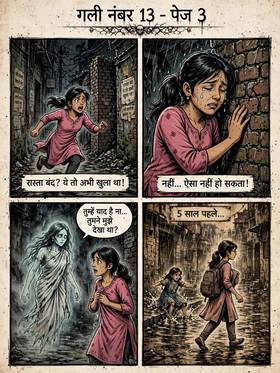 Read gully number 13  1 Page 3 in Hindi